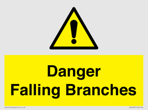 Danger Falling Branches